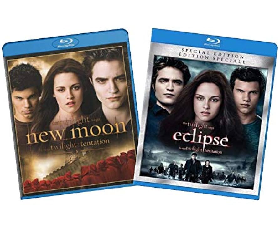 Amazon.com: The Twilight Saga: New Moon / Eclipse 2-Pack Blu